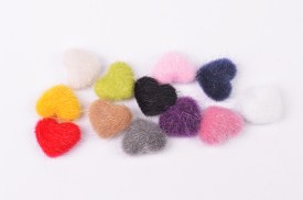 Pack 12 corazones peluche imantado (5)
